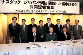 8 firms apply for listing on Nasdaq Japan market